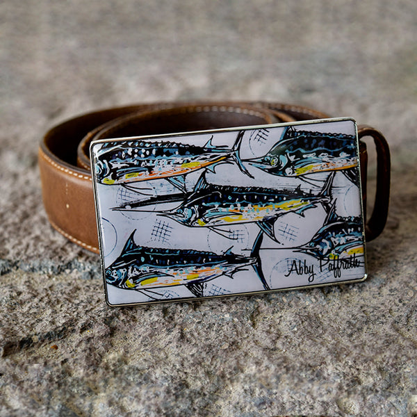 Blue Marlin Belt Buckle