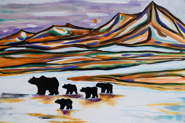 Grizzly 399 - Art 4 All Hats & Artwork by Abby Paffrath