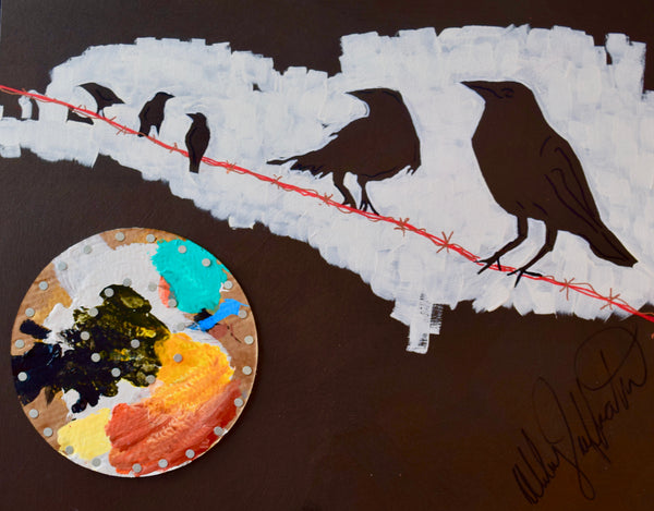 Raven Wire - Art 4 All Hats & Artwork by Abby Paffrath