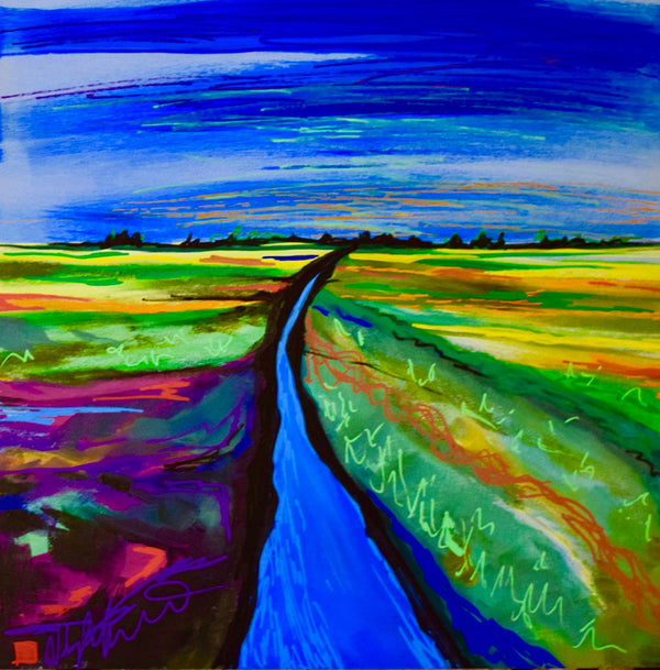 Spring Creek - Art 4 All Hats & Artwork by Abby Paffrath