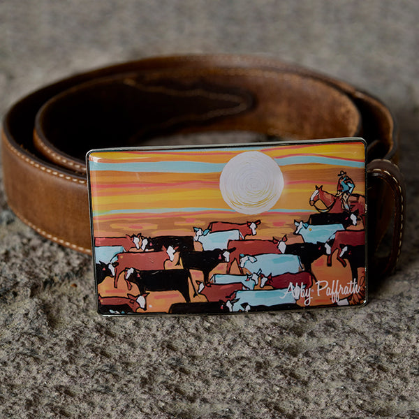 The Round Up Belt Buckle